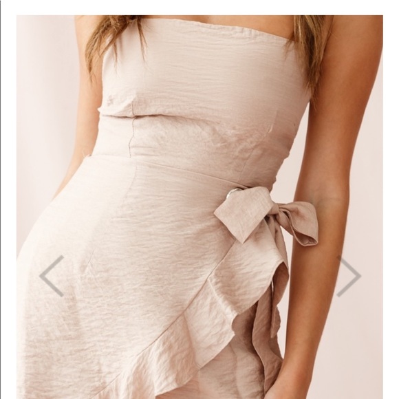 Selfieleslie Pepita cami strap wrap dress - Picture 3 of 5